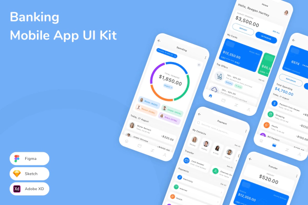 Banking Mobile App UI Kit