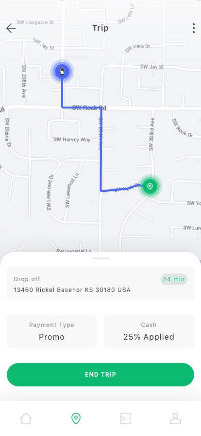 Taxi App UI Kit - Screenshot 4