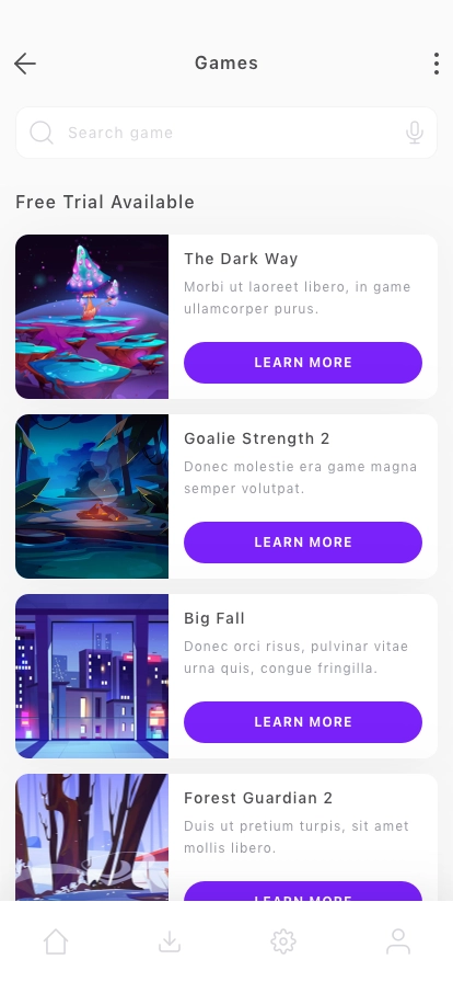 Game Store Mobile App UI Kit for Figma, Sketch & XD | UIworkshop
