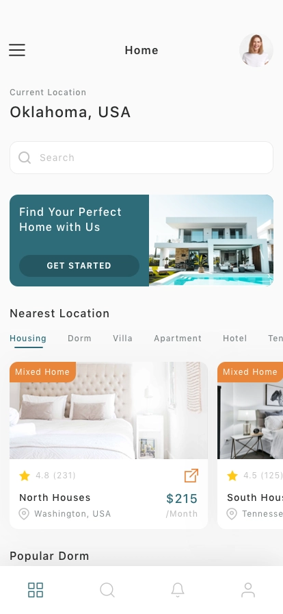 Real Estate Concept App UI Kit - Screenshot 1