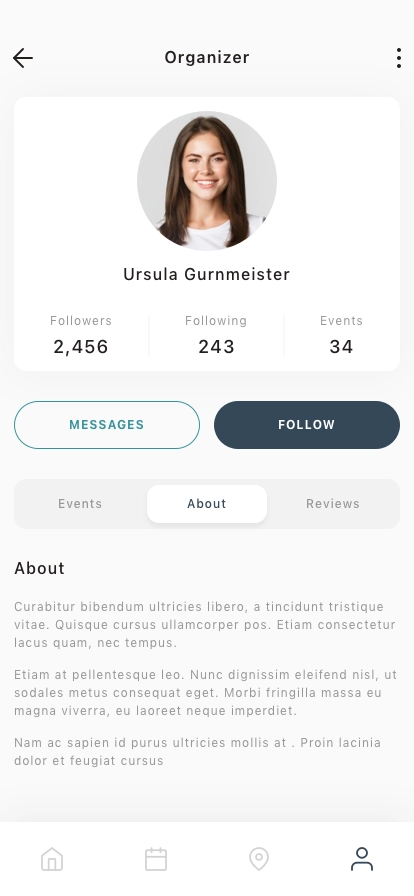 Event Booking Mobile App UI Kit - Screenshot 4