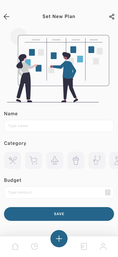 Cost Management Mobile App UI Kit - Screenshot 5