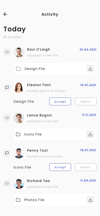 Work & Task Planner App UI Kit - Screenshot 3
