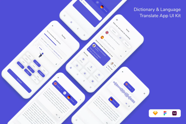 Dictionary & Language Translate App UI Kit
