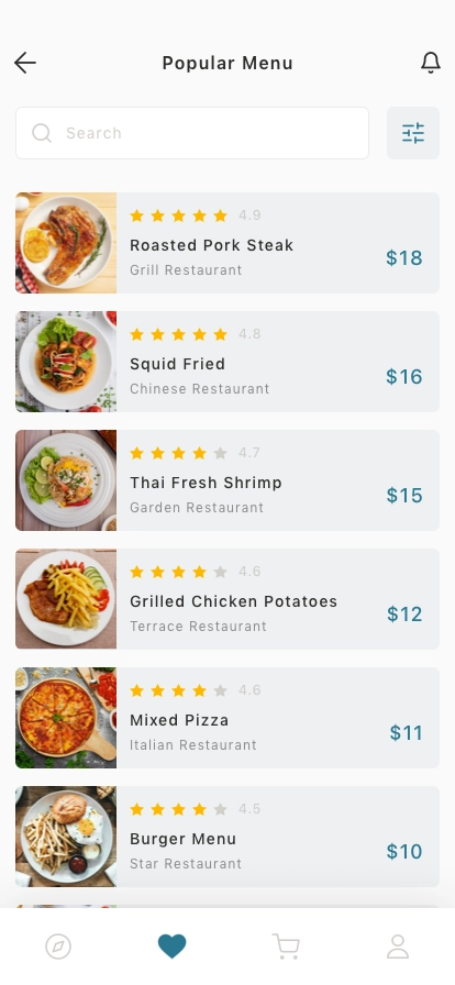 Food Delivery Mobile App UI Kit - Screenshot 3