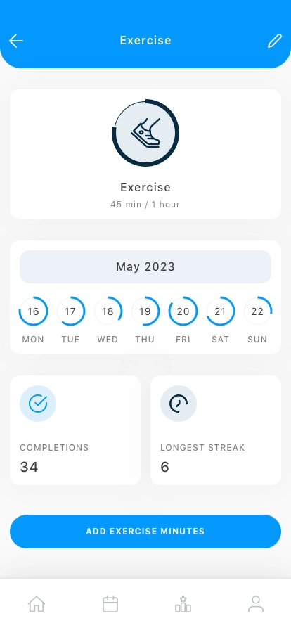Motivation Tracker Mobile App UI Kit - Screenshot 5