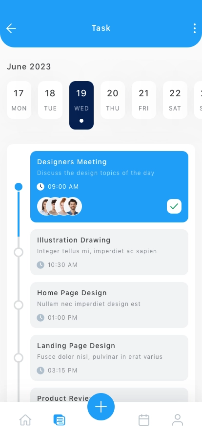 Task Management Mobile App UI Kit - Screenshot 2