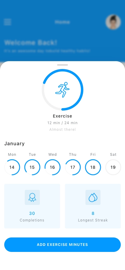 Motivation Tracker App UI Kit - Screenshot 5