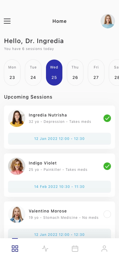 Mental Health Mobile App UI Kit - Screenshot 2