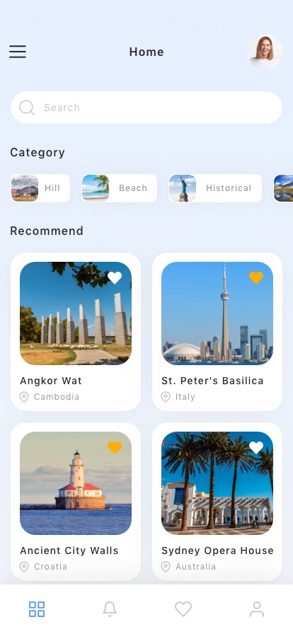 Travel Planner Mobile App UI Kit - Screenshot 3