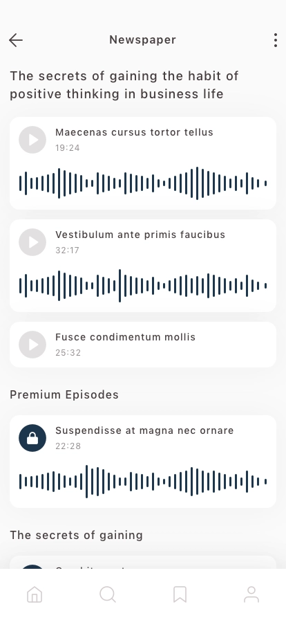 Blog & Online Newspaper Mobile App UI Kit - Screenshot 5