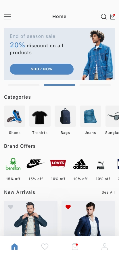 Ecommerce App UI Kit - Screenshot 1