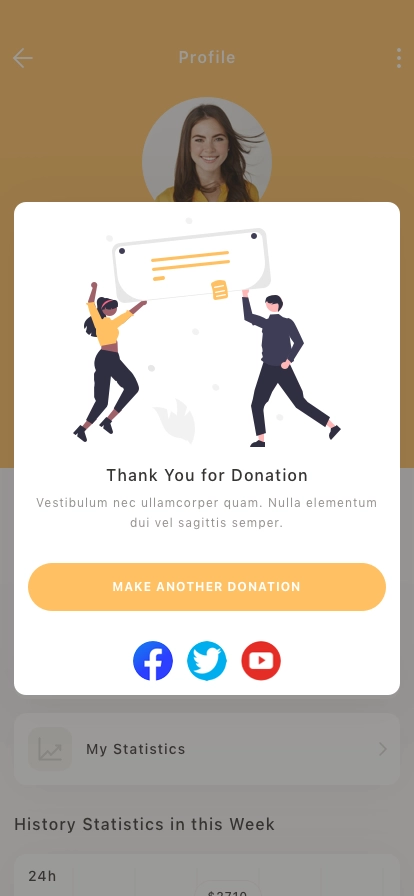 Crowdfunding Mobile App UI Kit - Screenshot 5