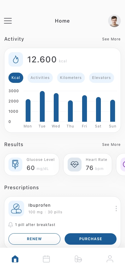 Medicine Mobile App UI Kit - Screenshot 1