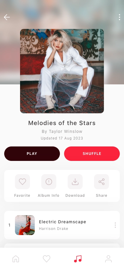 Music Streaming Mobile App UI Kit - Screenshot 4