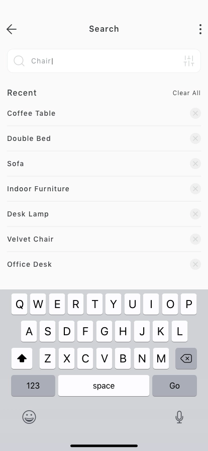 Furniture Store Mobile App UI Kit - Screenshot 2
