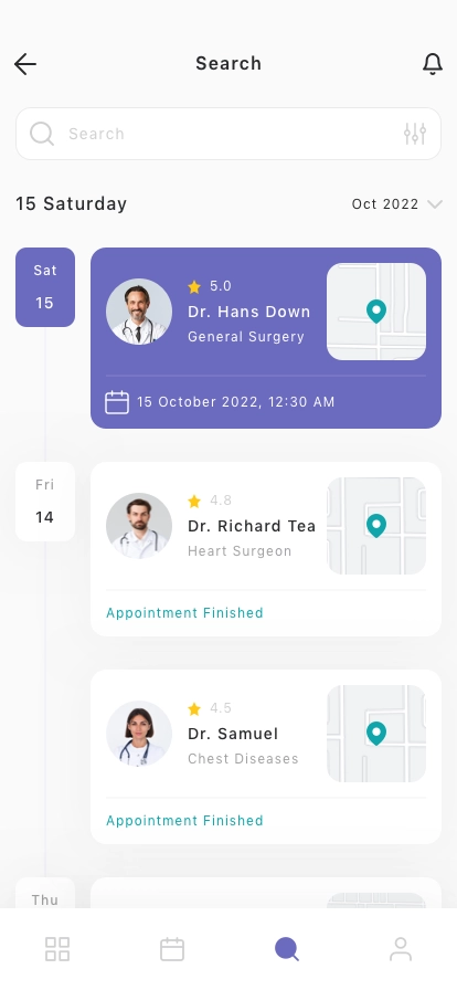 Doctor Appointment Mobile App UI Kit - Screenshot 4