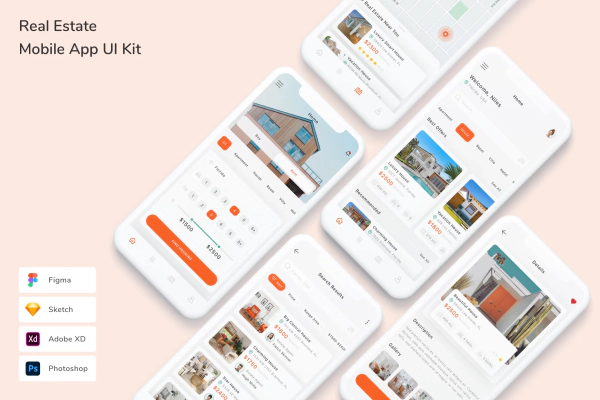 Real Estate Mobile App UI Kit