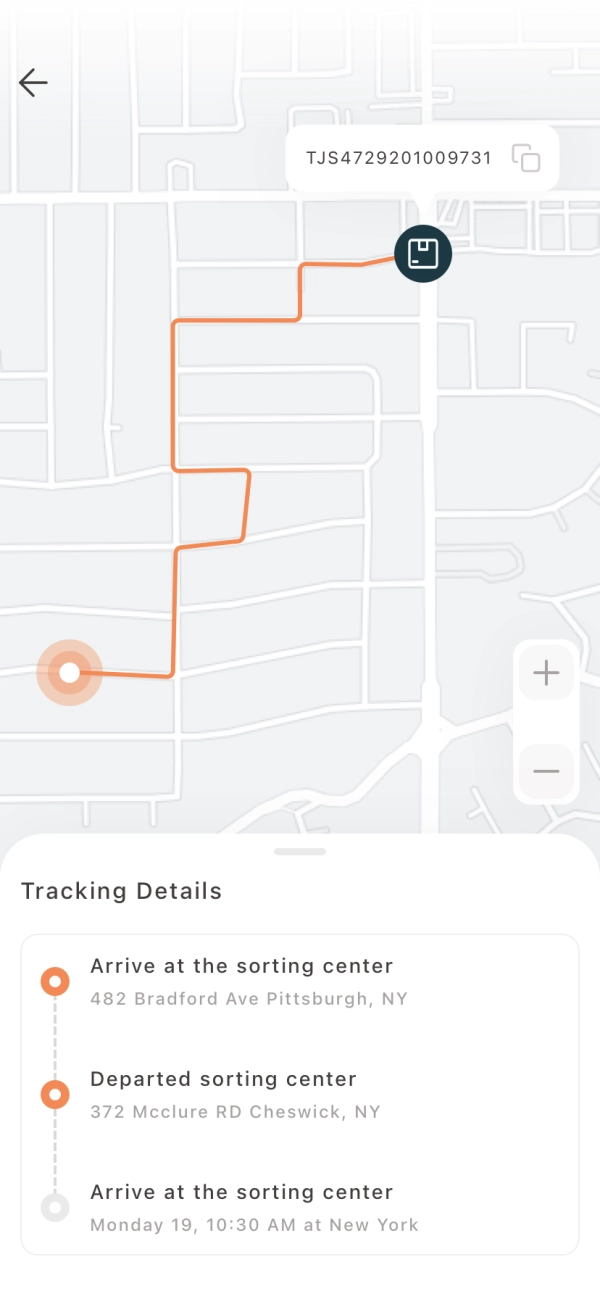Package Tracker Mobile App UI Kit - Screenshot 3