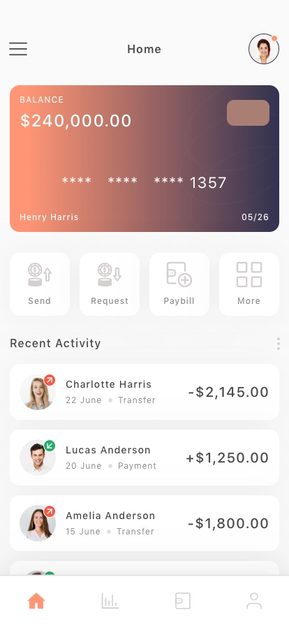 Wallet Mobile App UI Kit - Screenshot 1