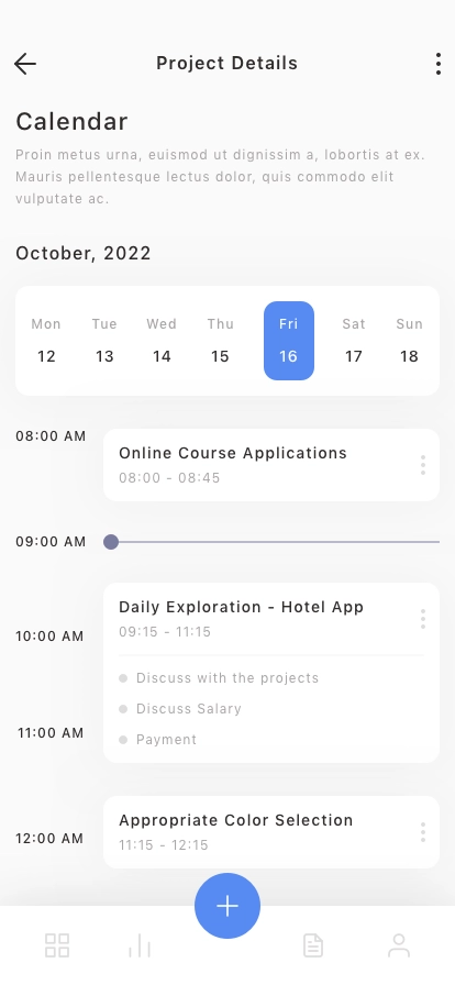 Team & Project Management Mobile App UI Kit - Screenshot 2