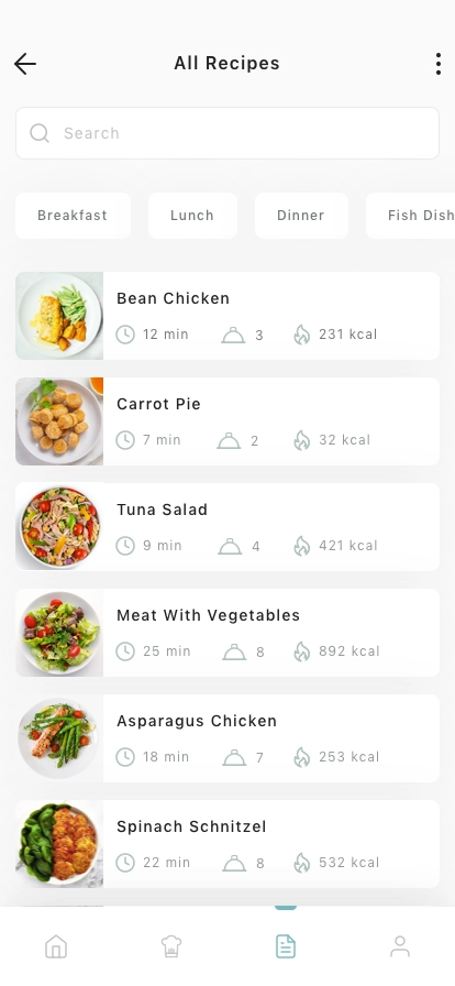 Recipe Book Mobile App UI Kit - Screenshot 3