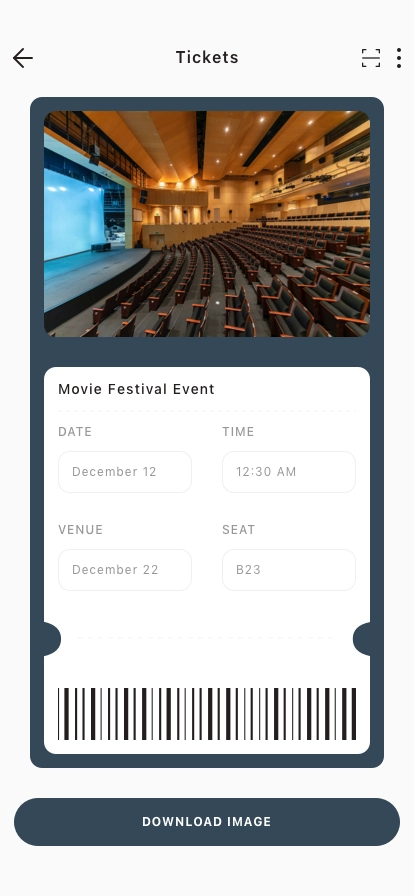 Event Booking Mobile App UI Kit - Screenshot 5