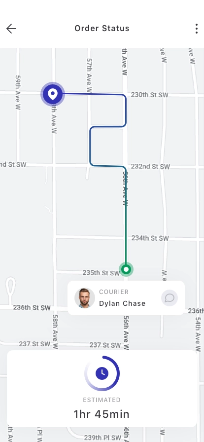 Parcel Tracking Mobile App UI Kit - Screenshot 3