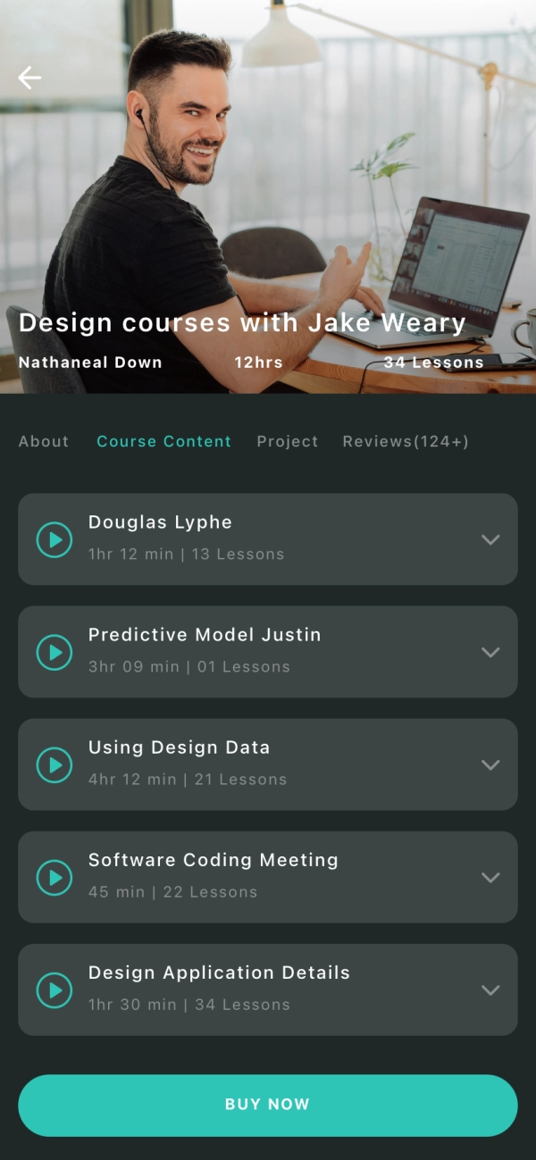 Learning Mobile App UI Kit - Screenshot 3