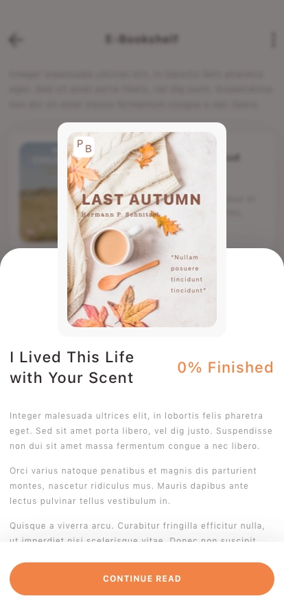E-Book Store Mobile App UI Kit - Screenshot 5