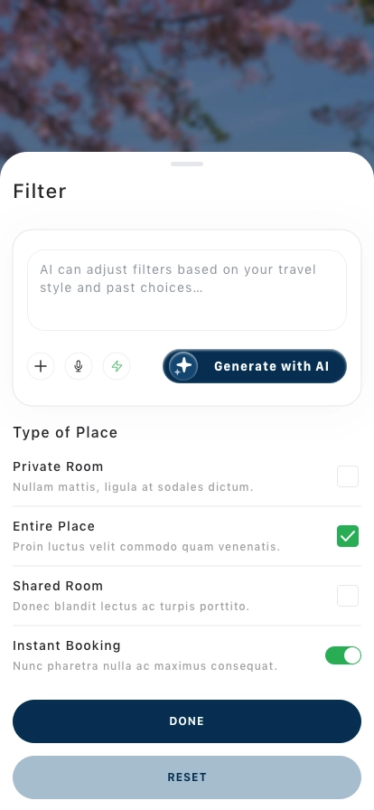 Trip Booking Mobile App UI Kit - Screenshot 2