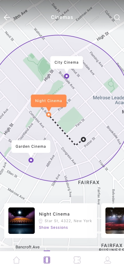 Cinema Ticket App UI Kit - Screenshot 5