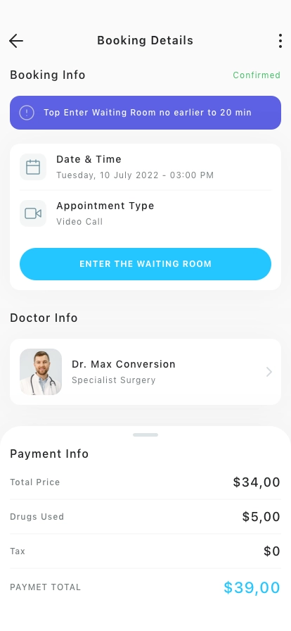Clinic Mobile App UI Kit - Screenshot 4
