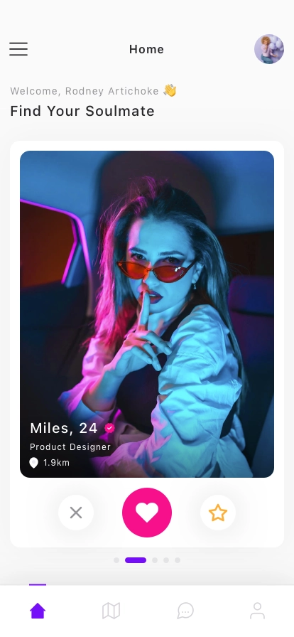 Dating Mobile App UI Kit - Screenshot 2