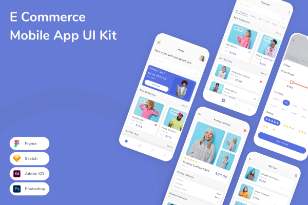 E Commerce Mobile App UI Kit