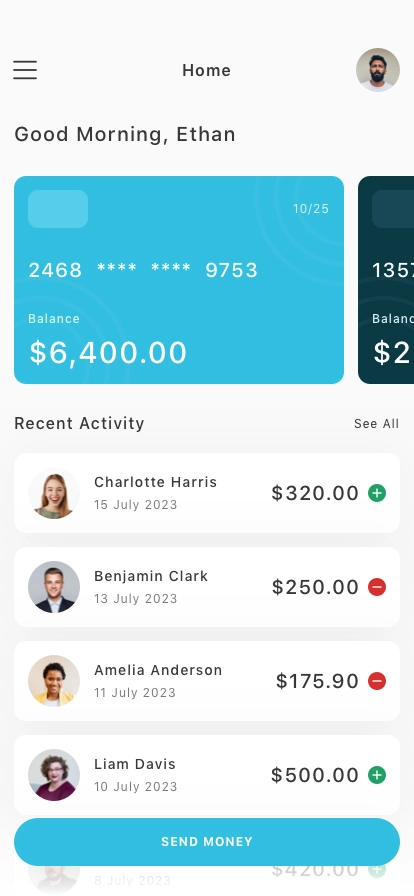 Payment Mobile App UI Kit - Screenshot 3