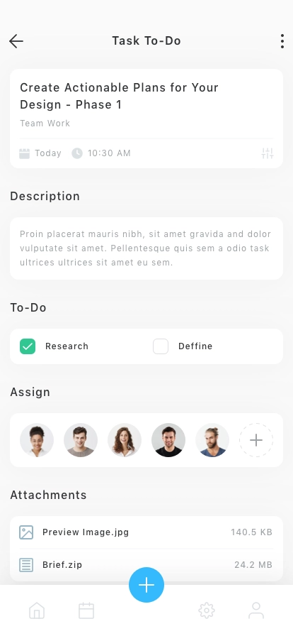 To-Do List Mobile App UI Kit - Screenshot 4