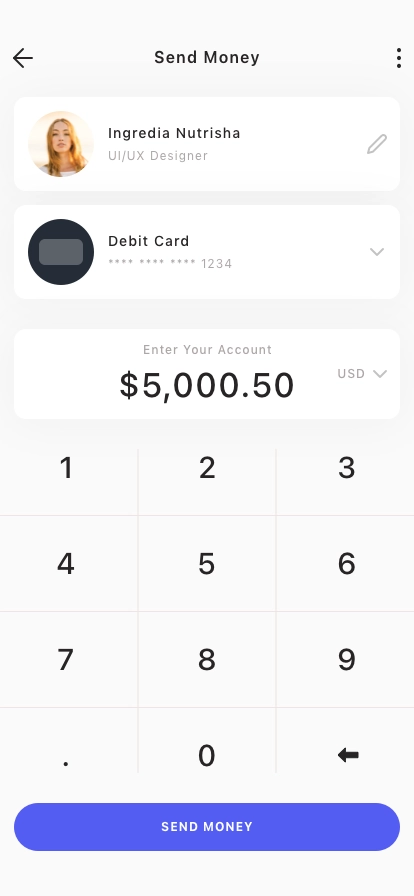 Finance & Wallet Mobile App UI Kit - Screenshot 4