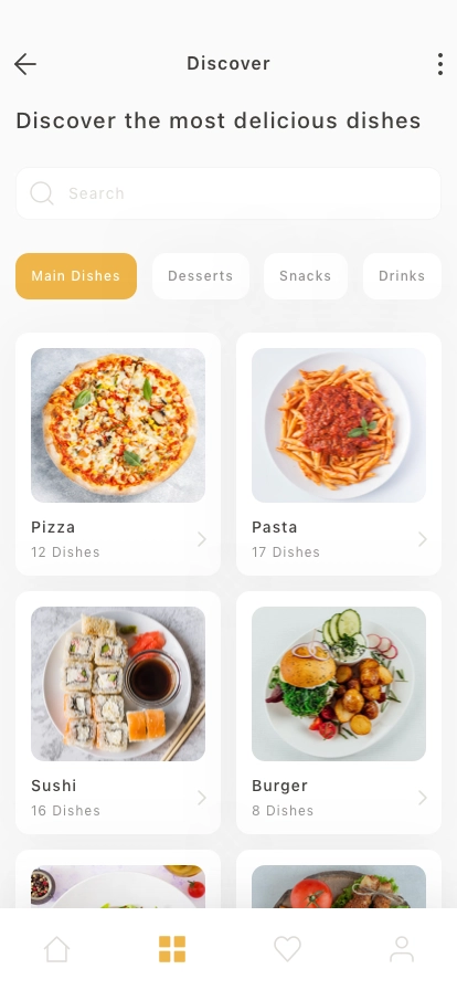 Food Delivery Mobile App UI Kit - Screenshot 2