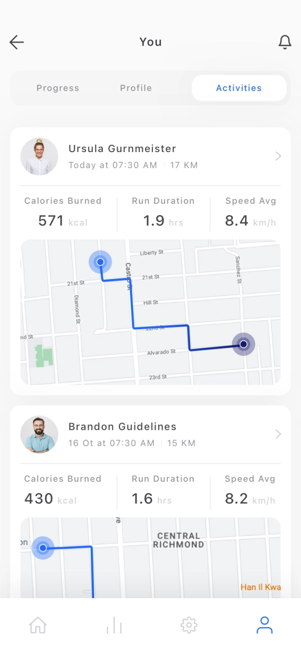 Diabetes Control Mobile App UI Kit for Figma, Sketch & XD | UIworkshop