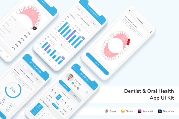 Dentist & Oral Health App UI Kit