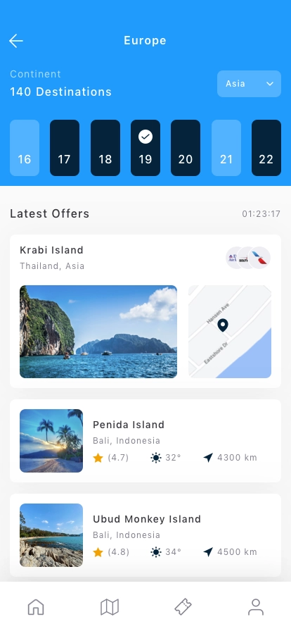 Travel Booking Mobile App UI Kit - Screenshot 5