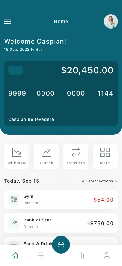 Fintech Mobile App UI Kit - Screenshot 1