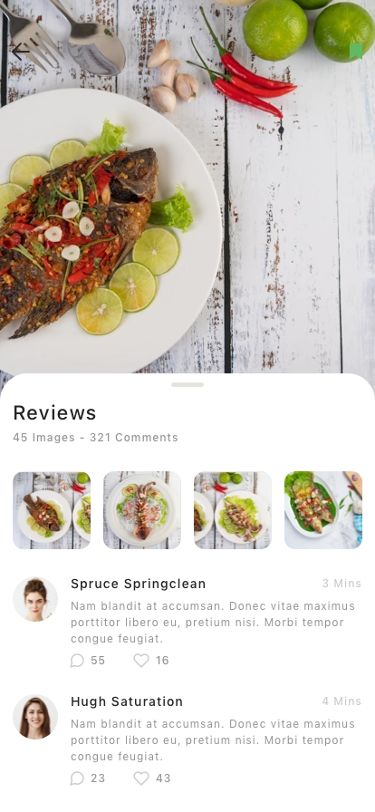 Food Order Mobile App UI Kit - Screenshot 2
