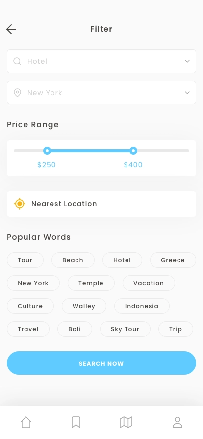 Travel Booking Mobile App UI Kit - Screenshot 3