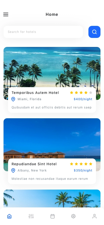 Hotel Booking & Reservation App UI Kit - Screenshot 11