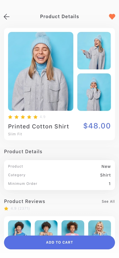 E Commerce Mobile App UI Kit - Screenshot 4