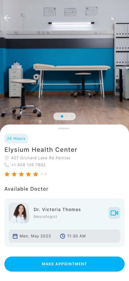 Doctor Appointments Mobile App UI Kit - Screenshot 3