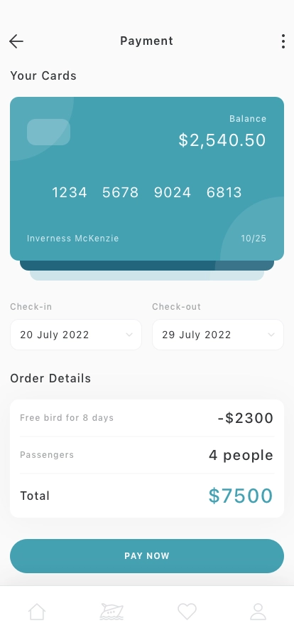 Yacht Renting Mobile App UI Kit - Screenshot 4