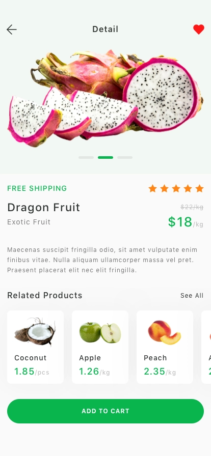 Grocery Ordering App UI Kit - Screenshot 3